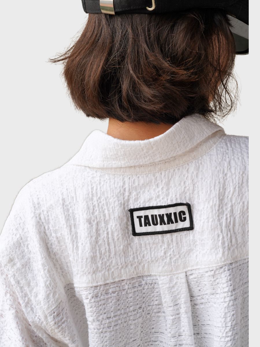 White Textured ShirtTauxxic