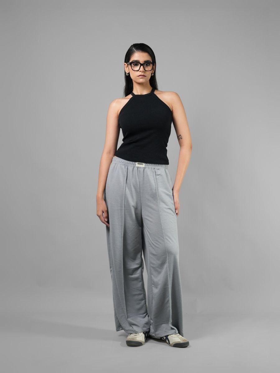 Wide Leg Lounge Pants - Grey – Tauxxic