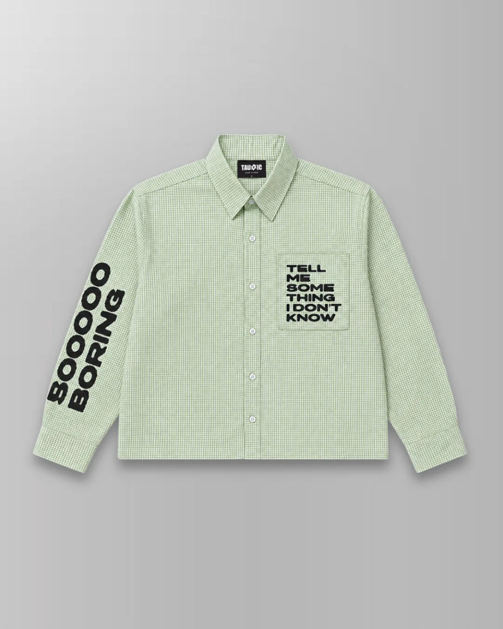 IDK Green Gingham Checks Shirt