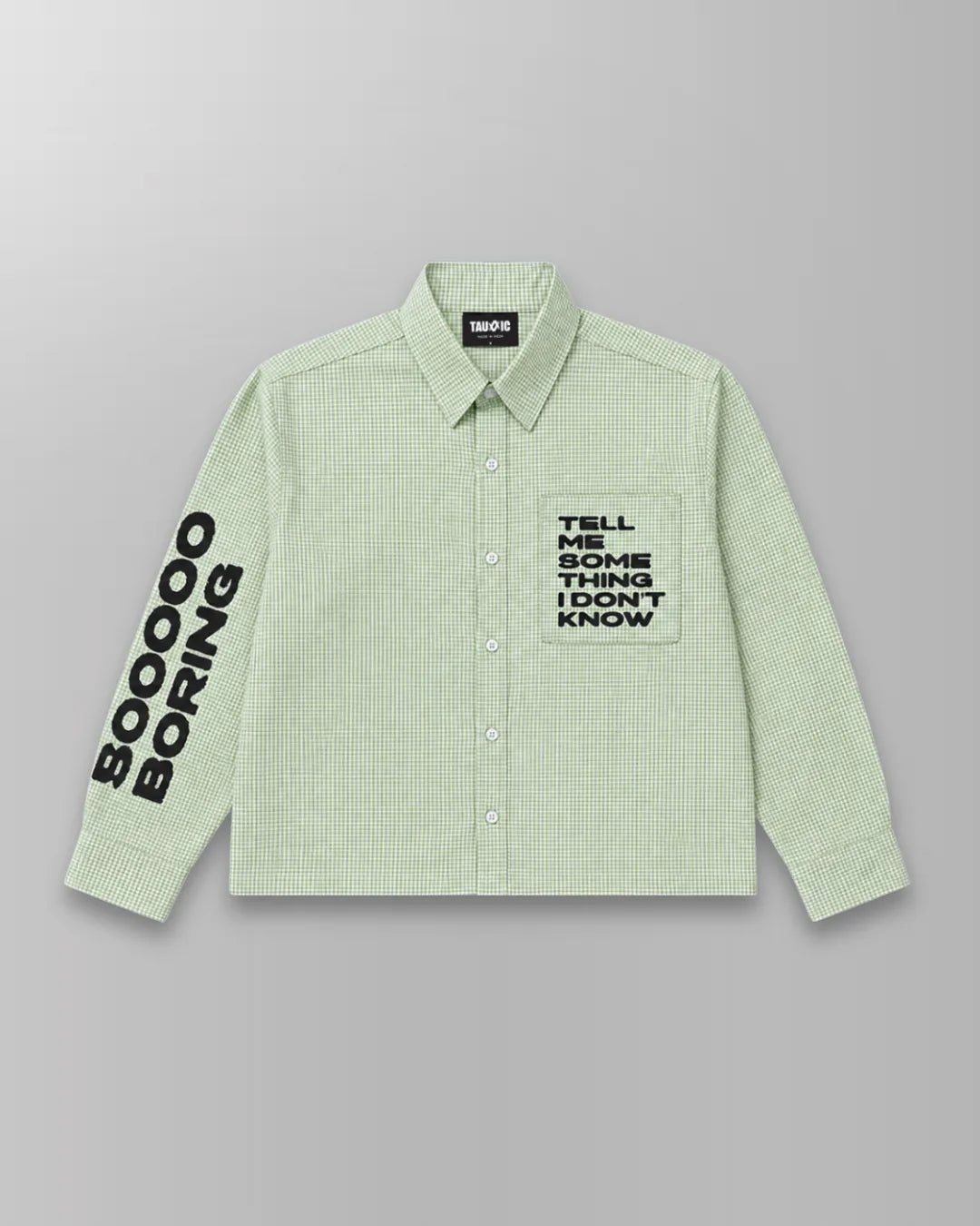 IDK Green Gingham Checks Shirt