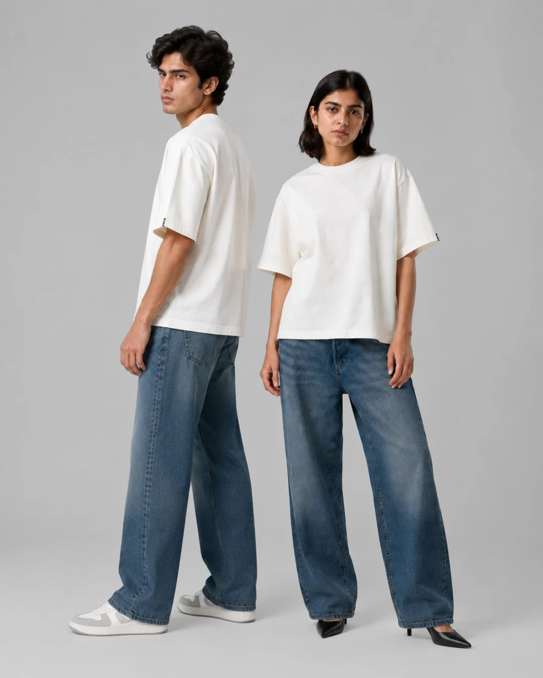 Fundamental Boxy T-shirt - White