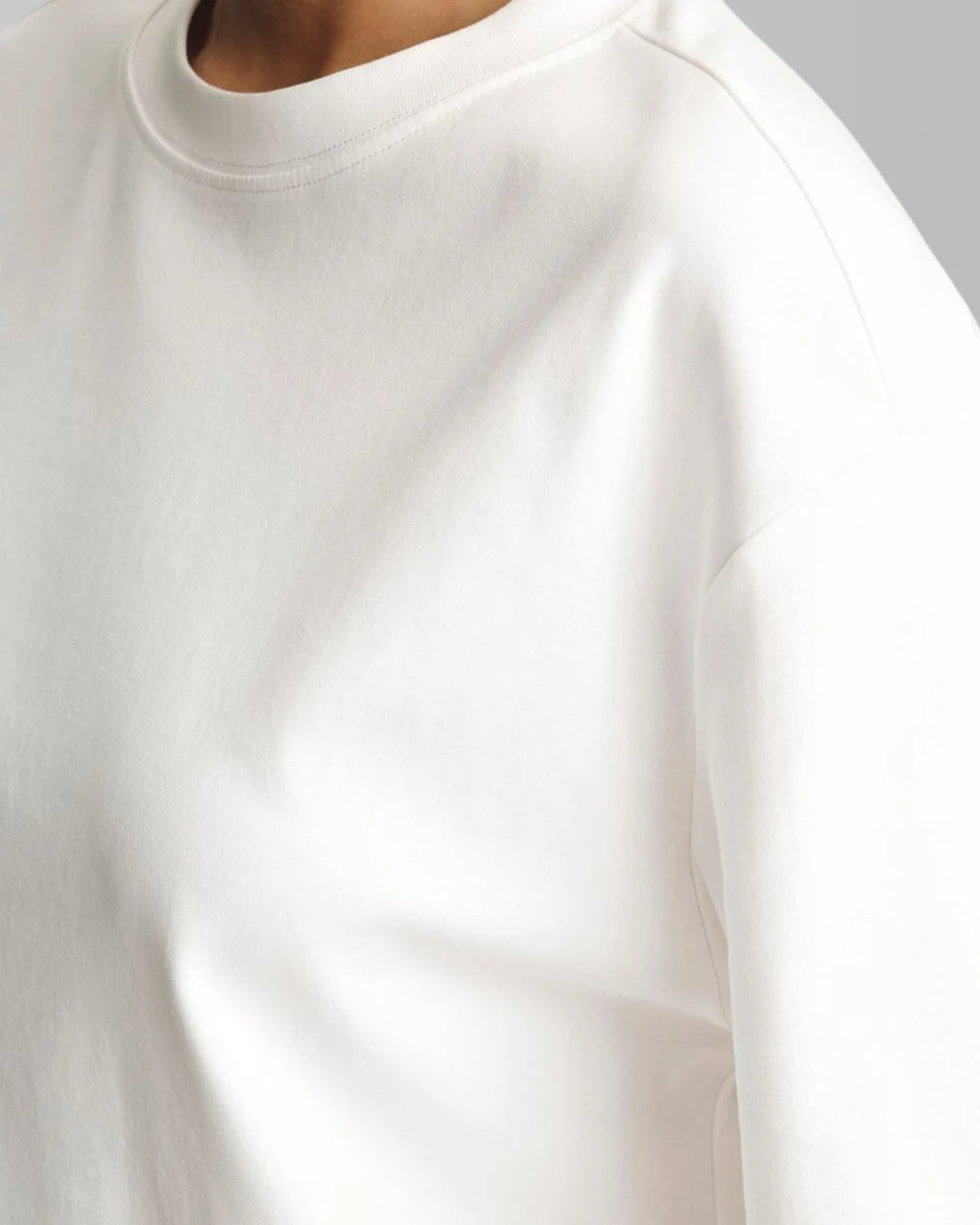 Fundamental Boxy T-shirt - White