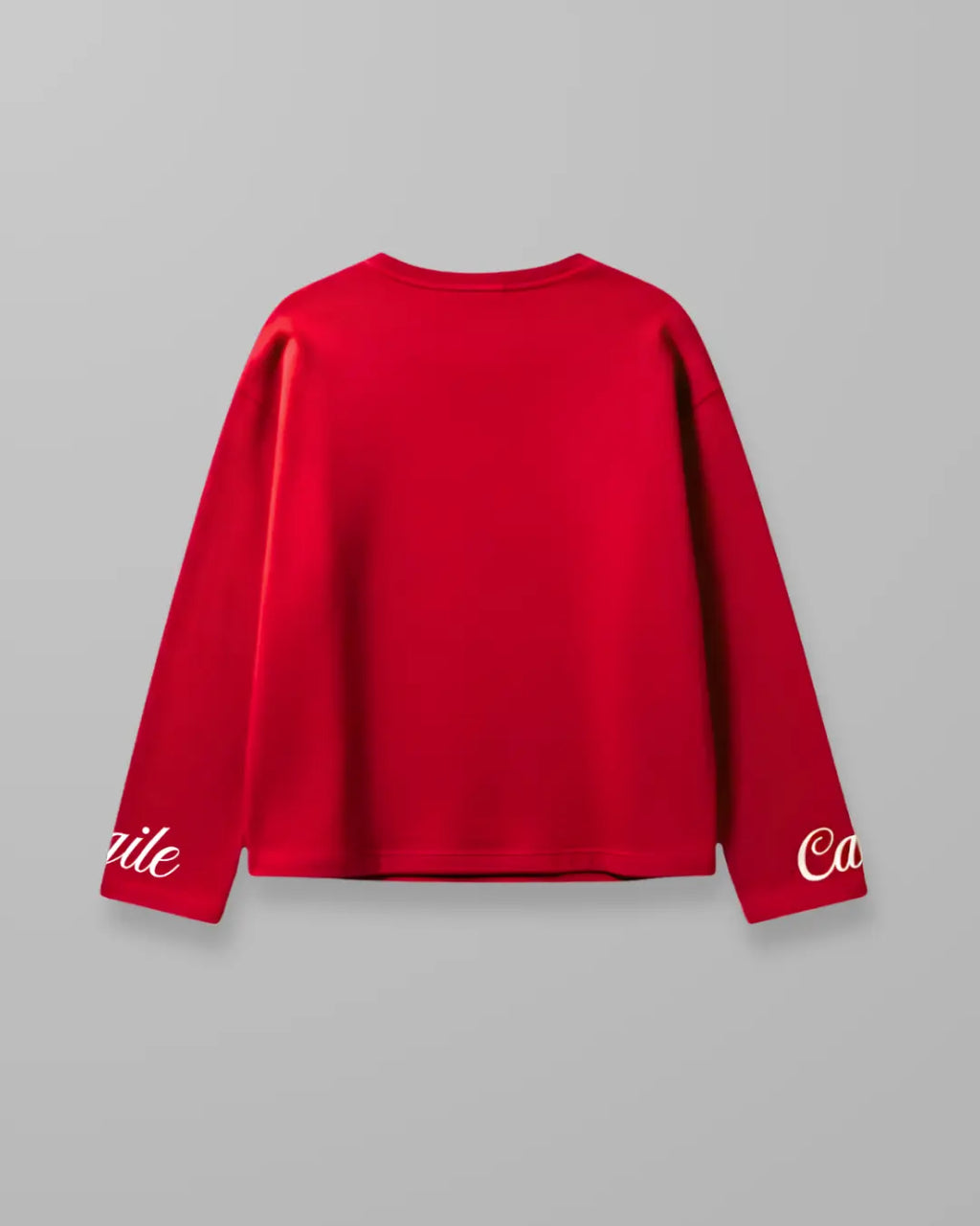 Broken Boxy Long Sleeve - Red