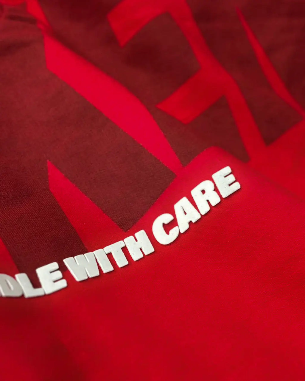 Broken Boxy Long Sleeve - Red