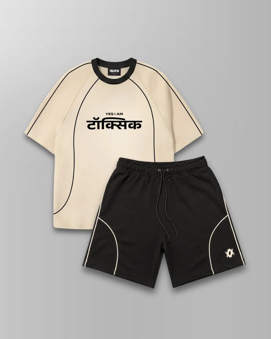 Contrast Piping Co-ord Set