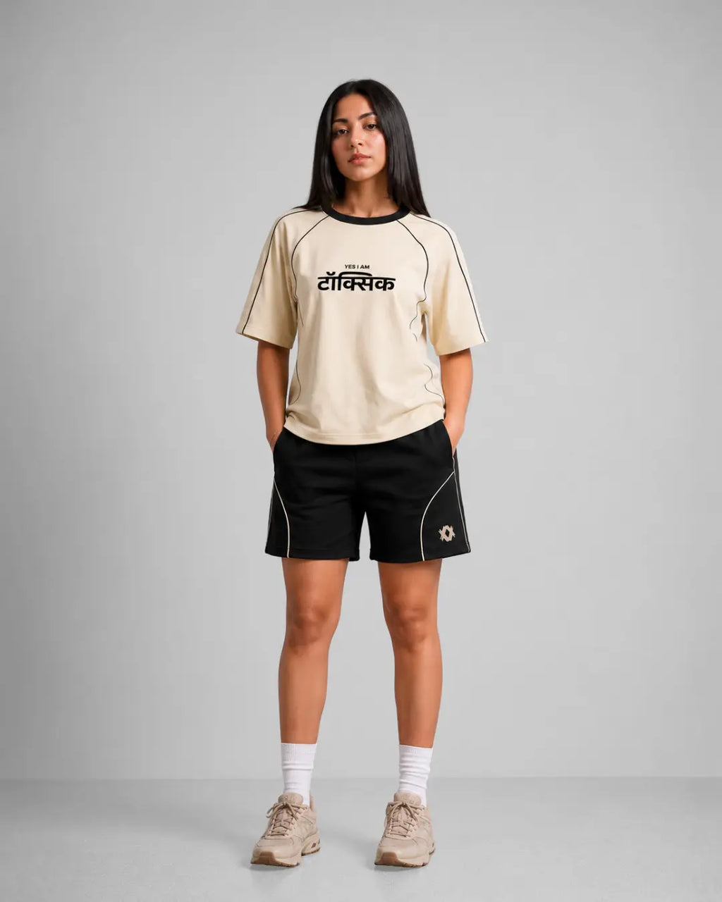 Contrast Piping Co-ord Set