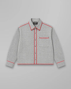 Contrast Stitch Gingham Shirt