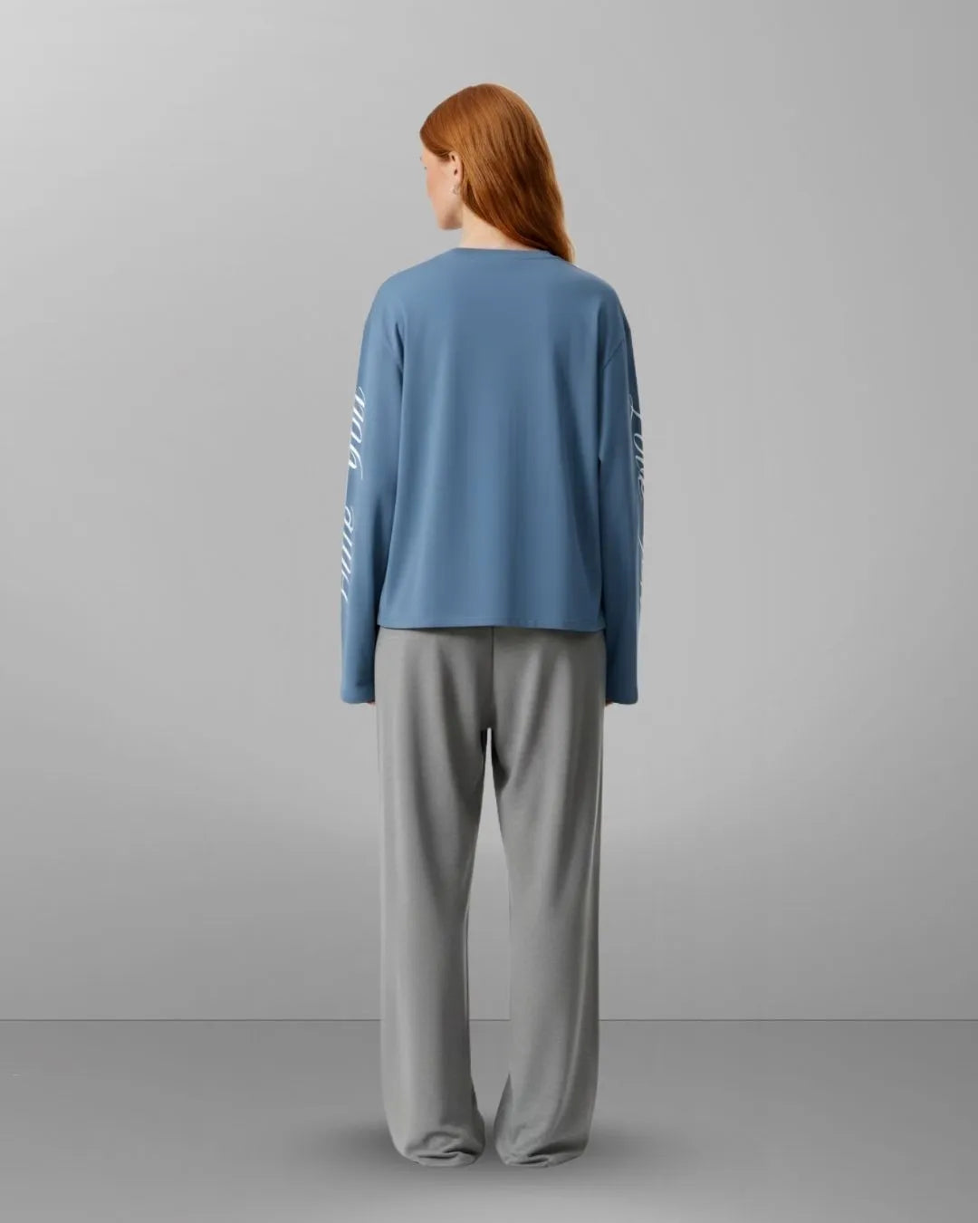 Crazy Boxy Long Sleeve - Ocean Blue