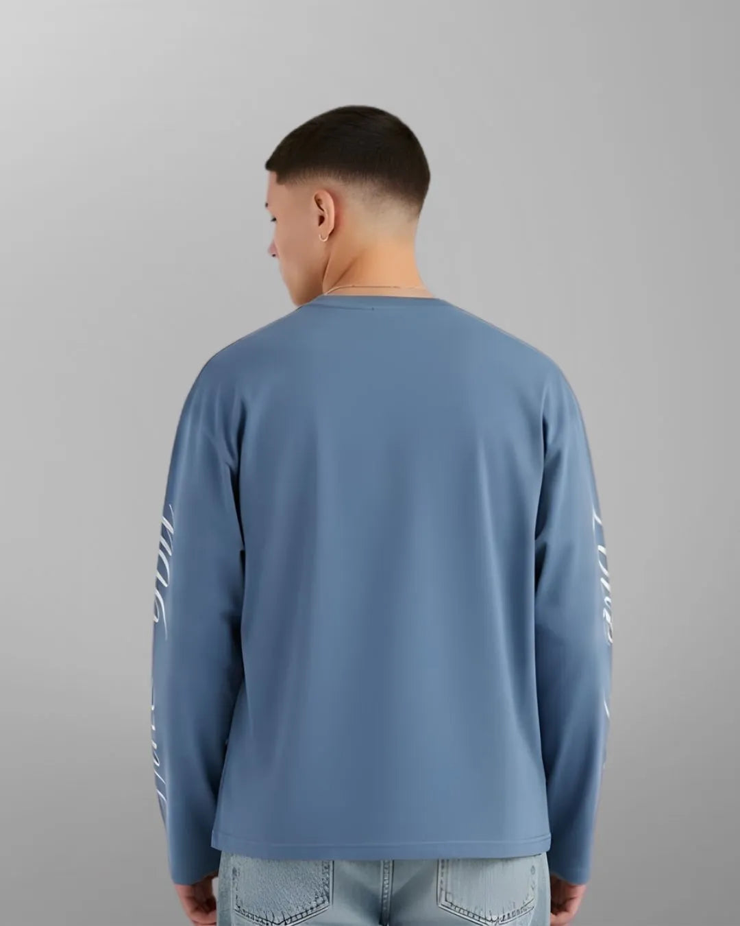 Crazy Boxy Long Sleeve - Ocean Blue