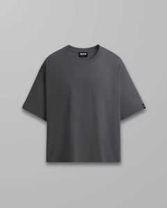 Fundamental Boxy T-shirt - Grey