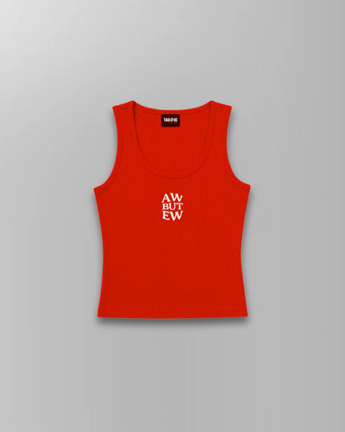 Aw But Ew Tank Top - Red