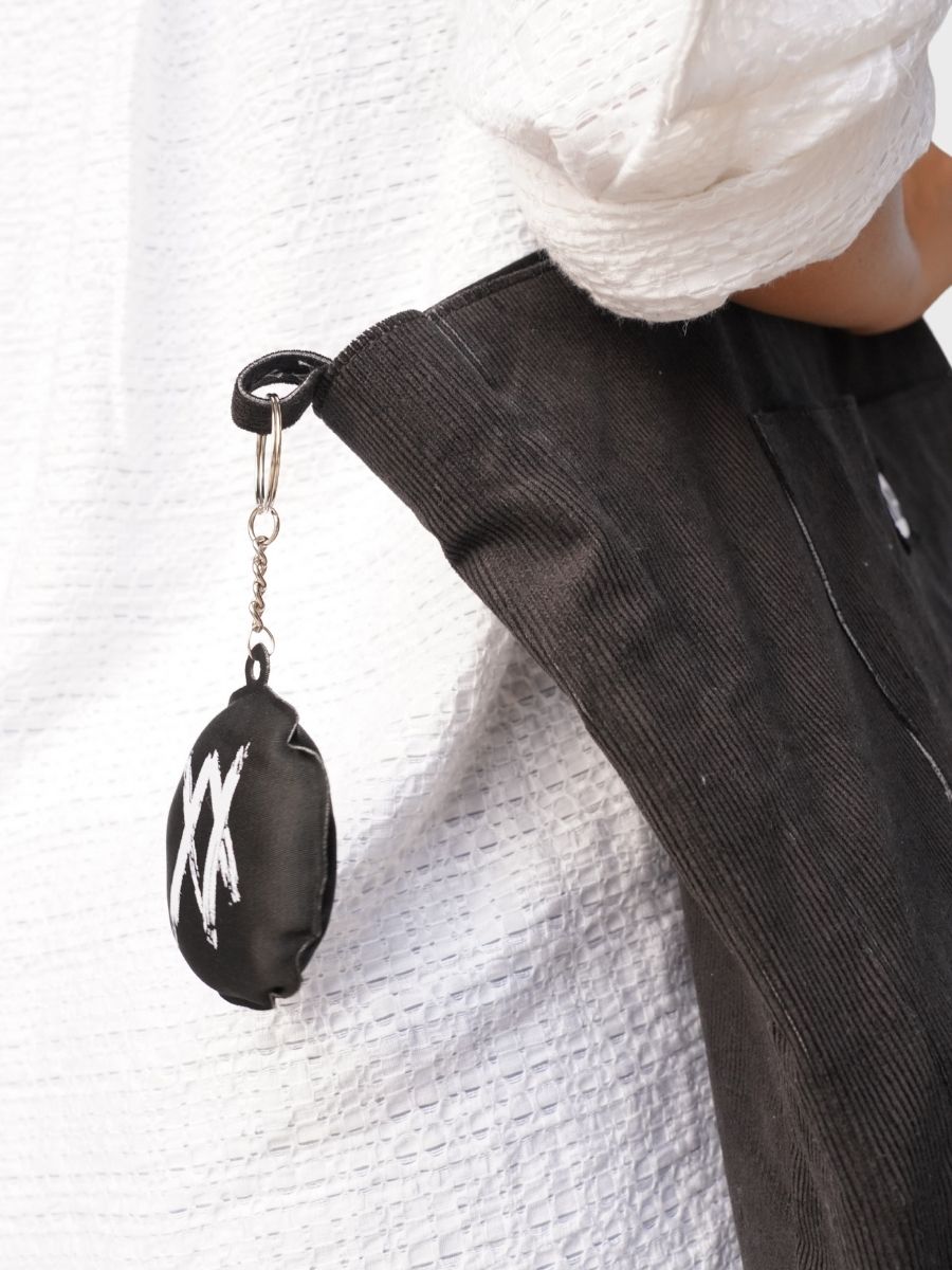 Black Corduroy Tote BagTauxxic