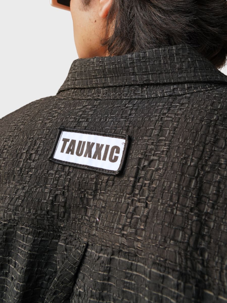 Black Textured ShirtTauxxic