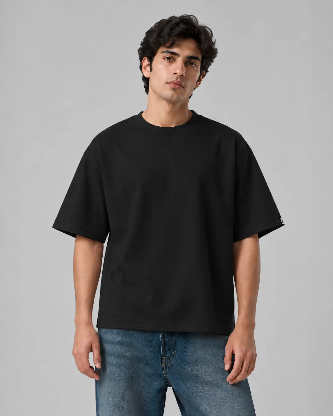 Fundamental Boxy T-shirt - Black