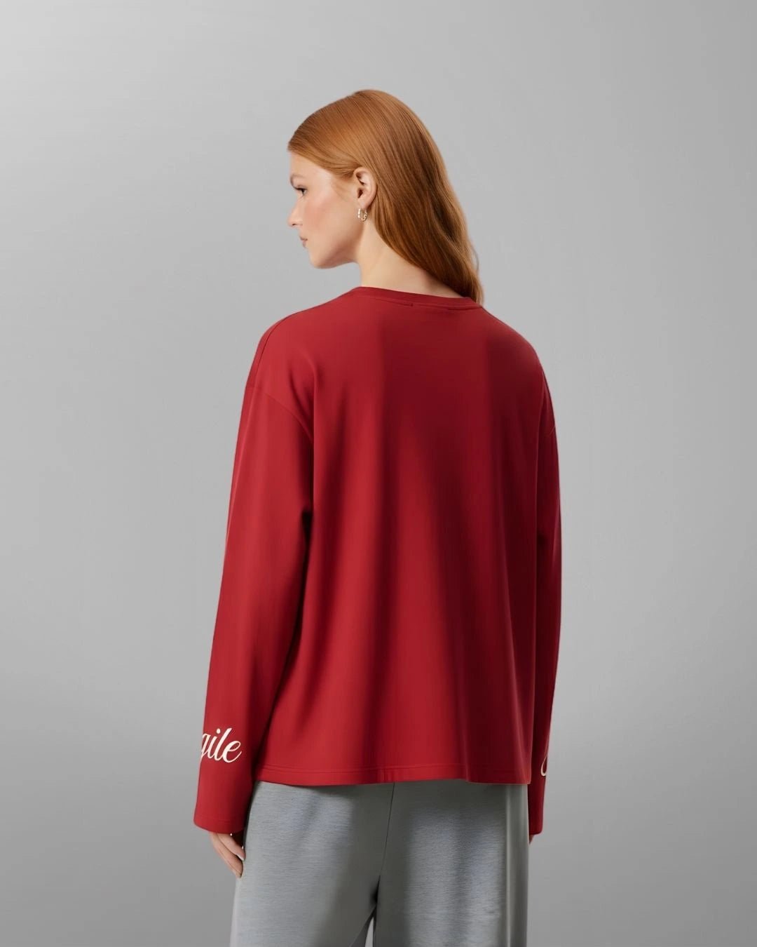 Broken Boxy Long Sleeve - RedTauxxic