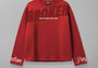 Broken Boxy Long Sleeve - Red