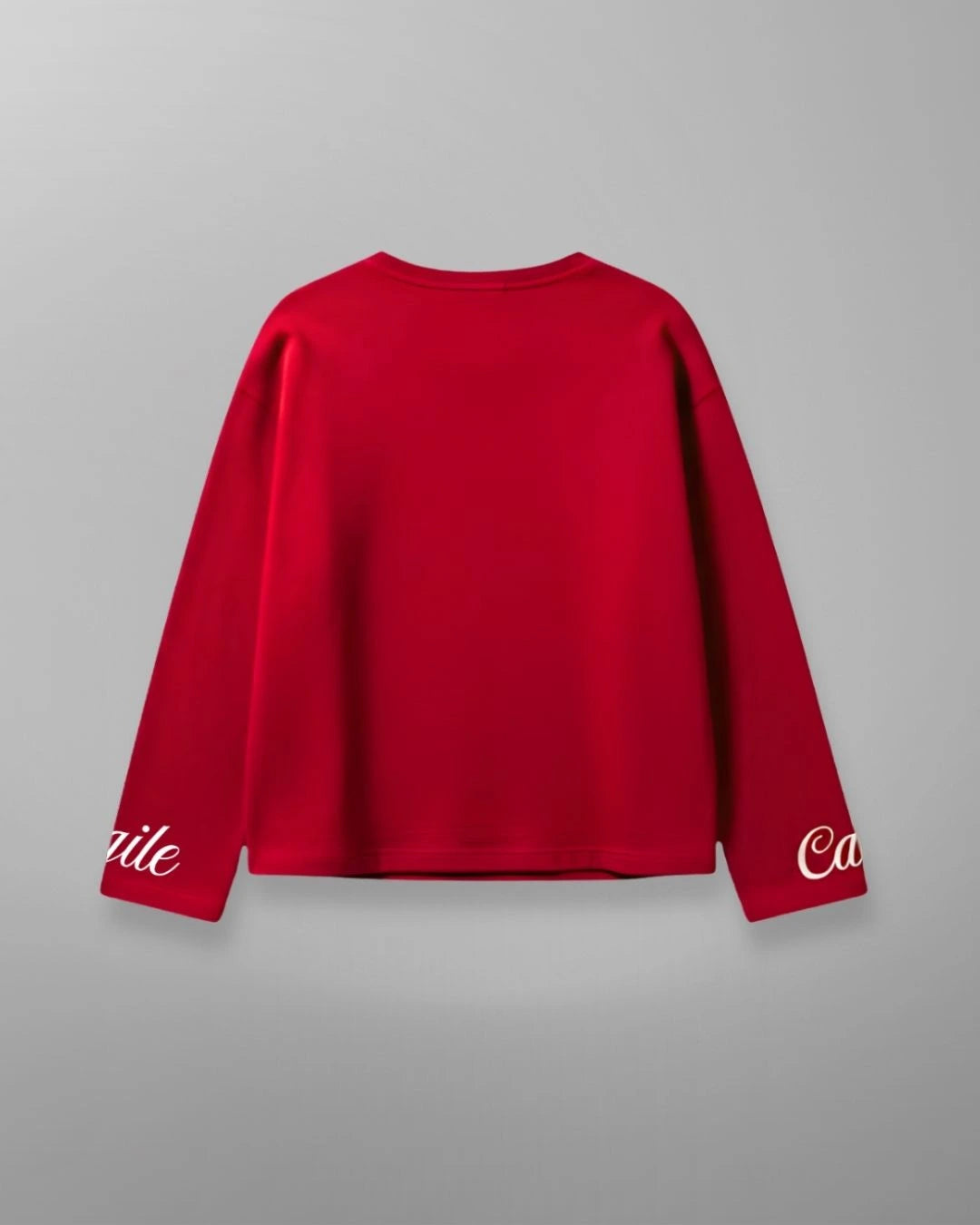 Broken Boxy Long Sleeve - Red