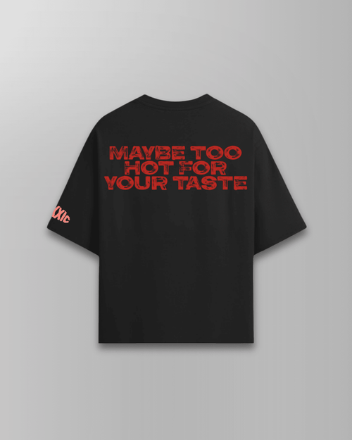 Chilli Boxy T-shirt - BlackTauxxic