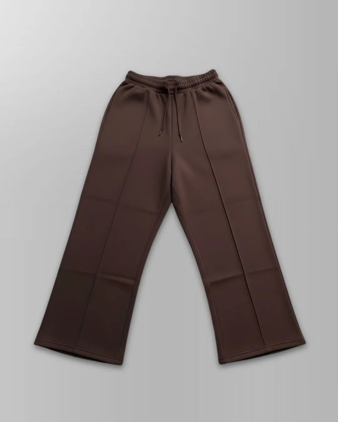 Wide Leg Lounge Pants - Coffee Brown