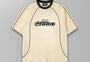 Contrast Piping Raglan Sleeve T-shirt