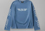 Crazy Boxy Long Sleeve - Ocean Blue