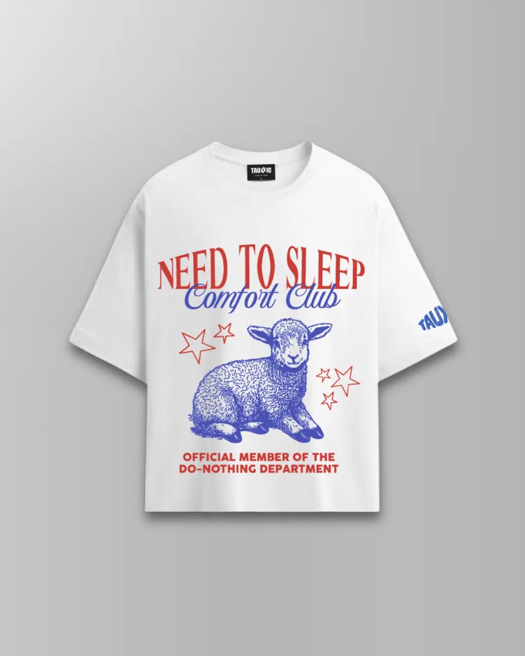 Need to Sleep Boxy T-shirtTauxxic