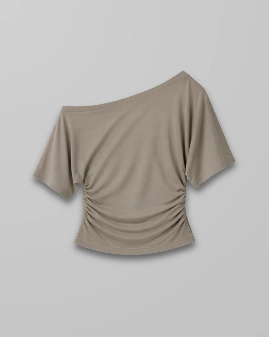 One Shoulder Eyelet Top