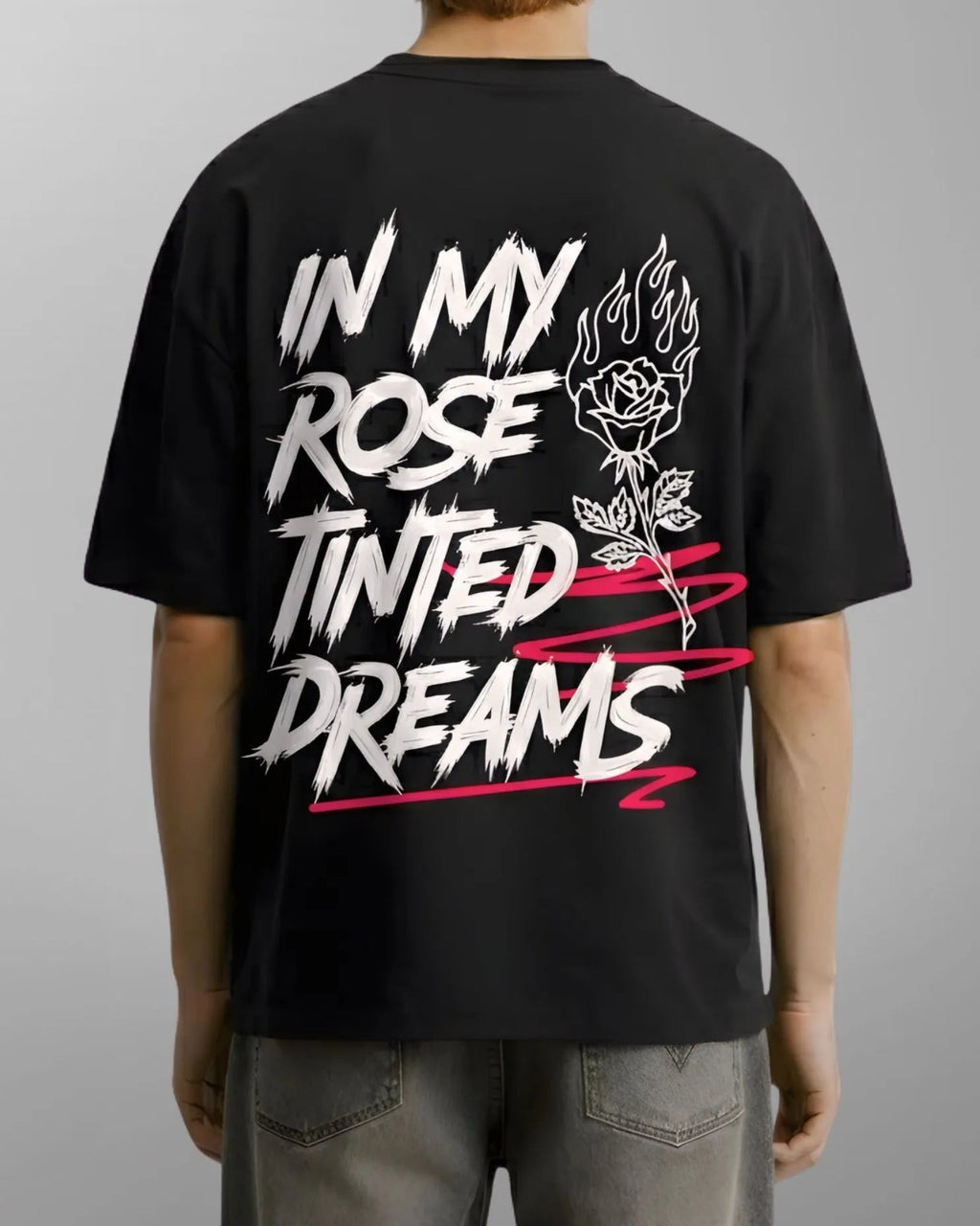 Rose Tinted Oversized T-ShirtTauxxic