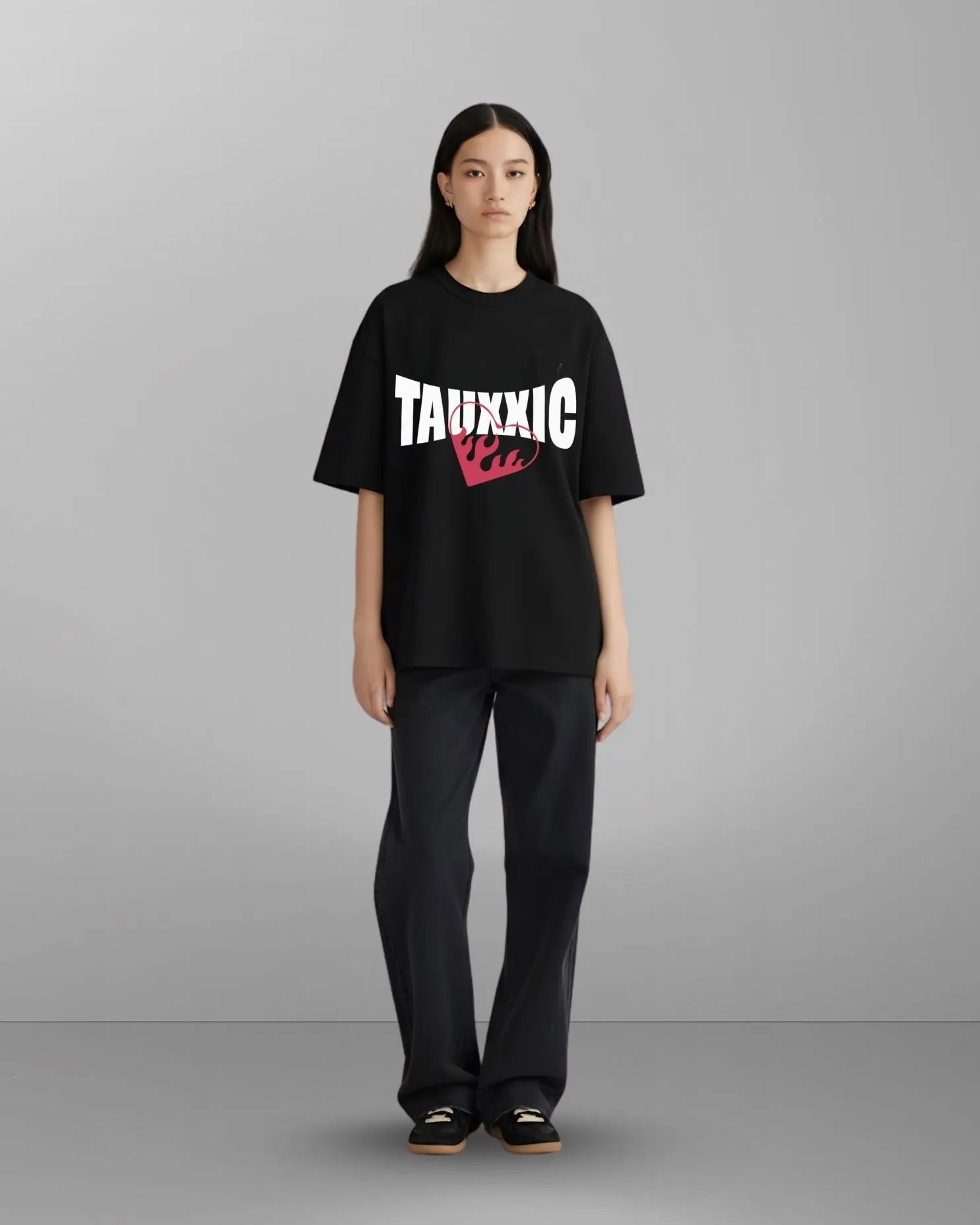 Rose Tinted Oversized T-ShirtTauxxic