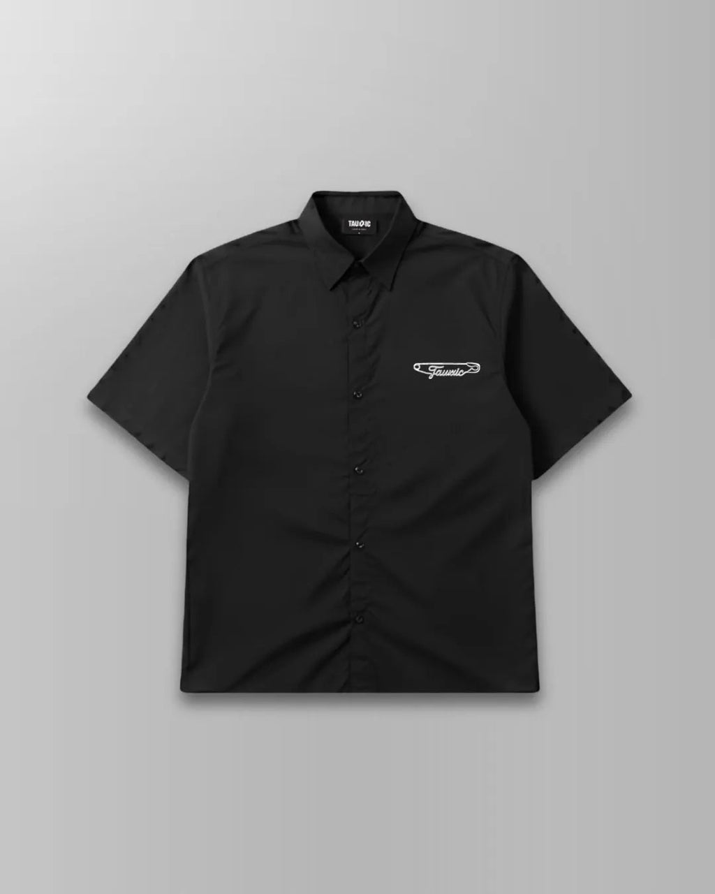 Safety Pin Black Boxy Fit ShirtTauxxic