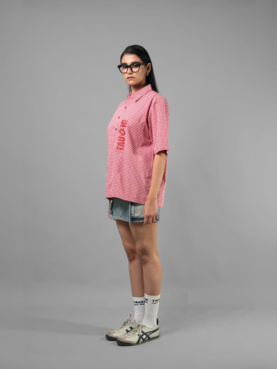 Too Much - Red Gingham ShirtTauxxic
