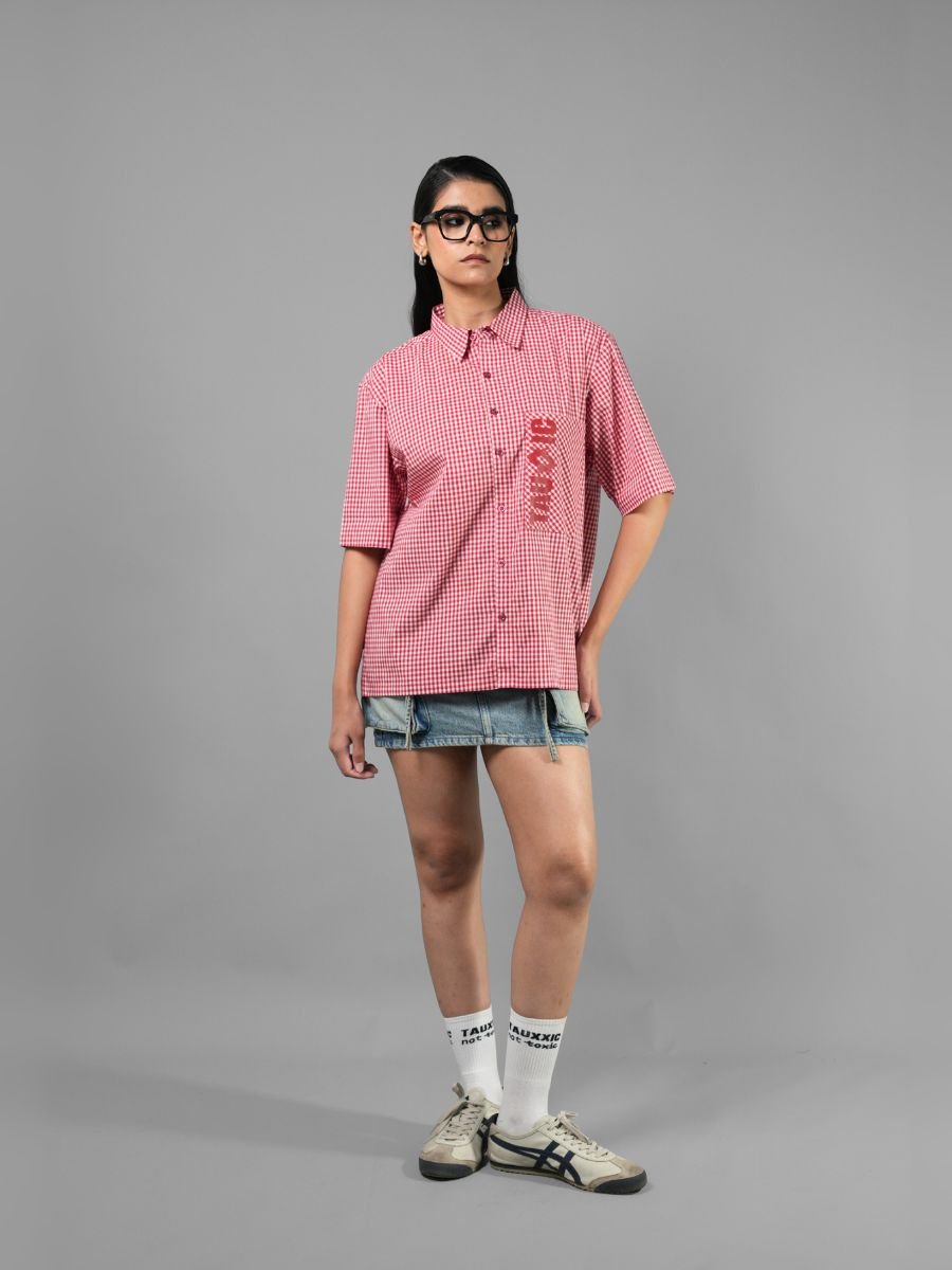 Too Much - Red Gingham ShirtTauxxic
