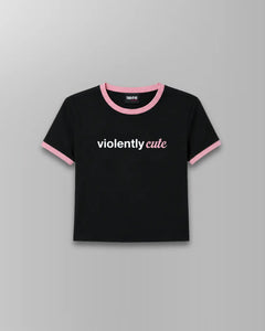 Violently Cute Fitted T-shirt