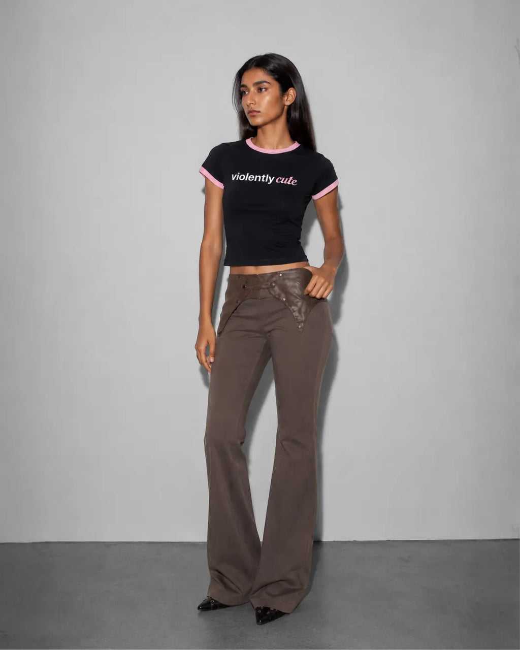 Violently Cute Fitted T-shirt