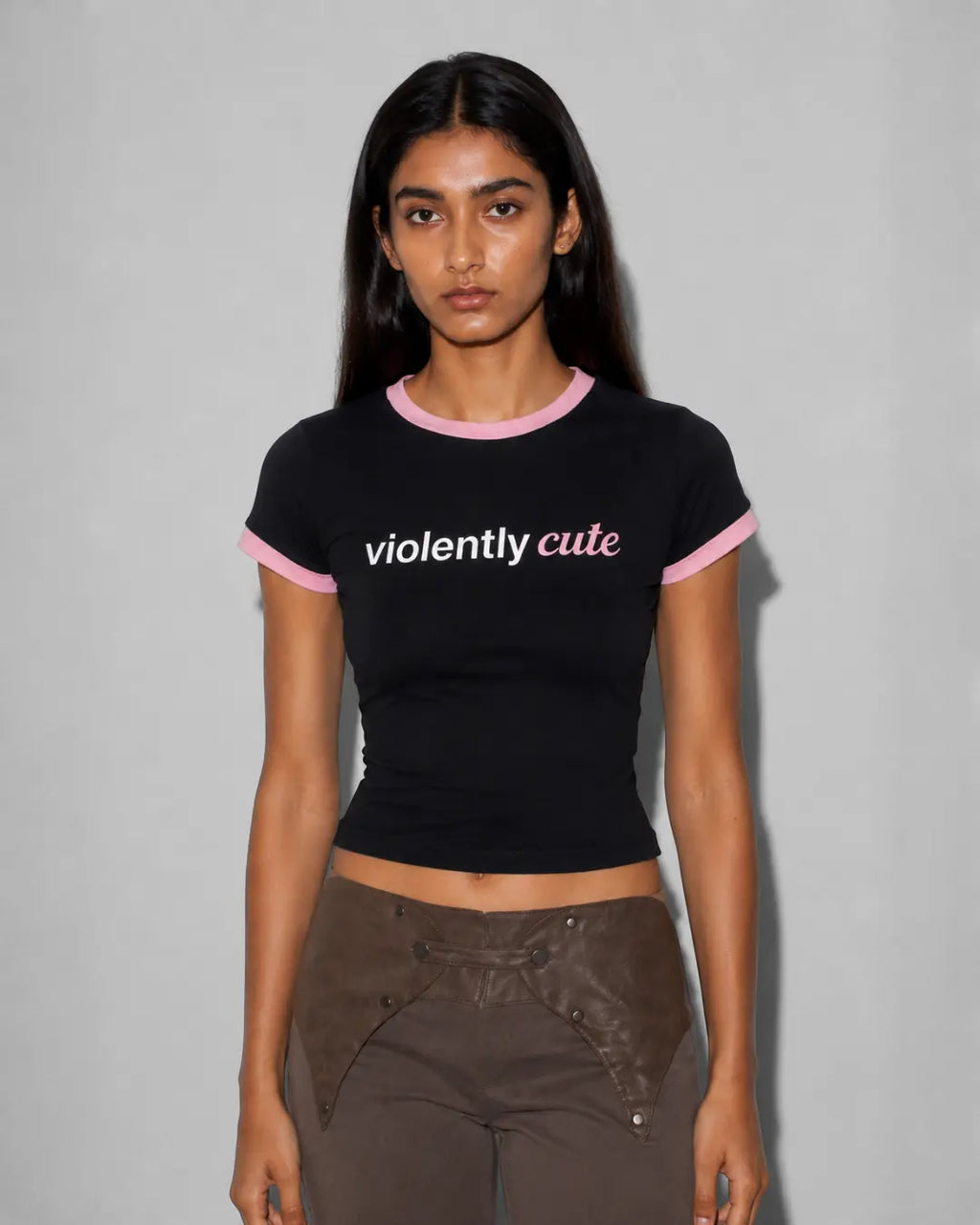 Violently Cute Fitted T-shirt
