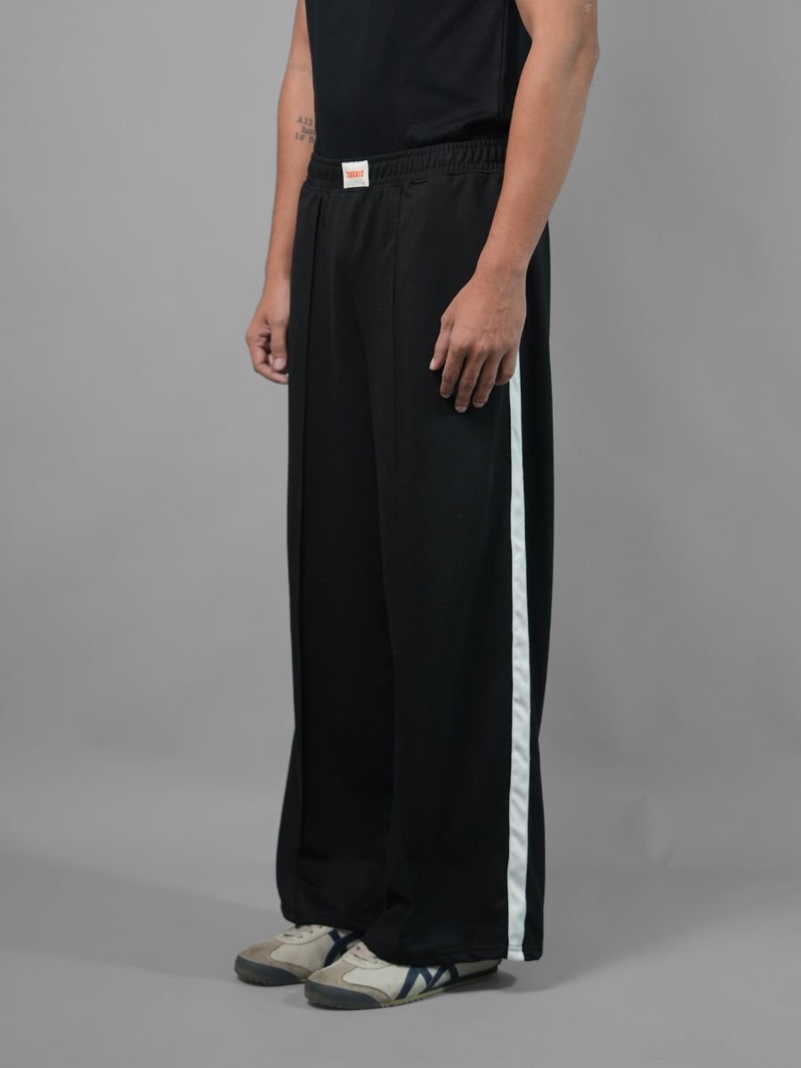 Wide Leg Lounge Pants - BlackTauxxic