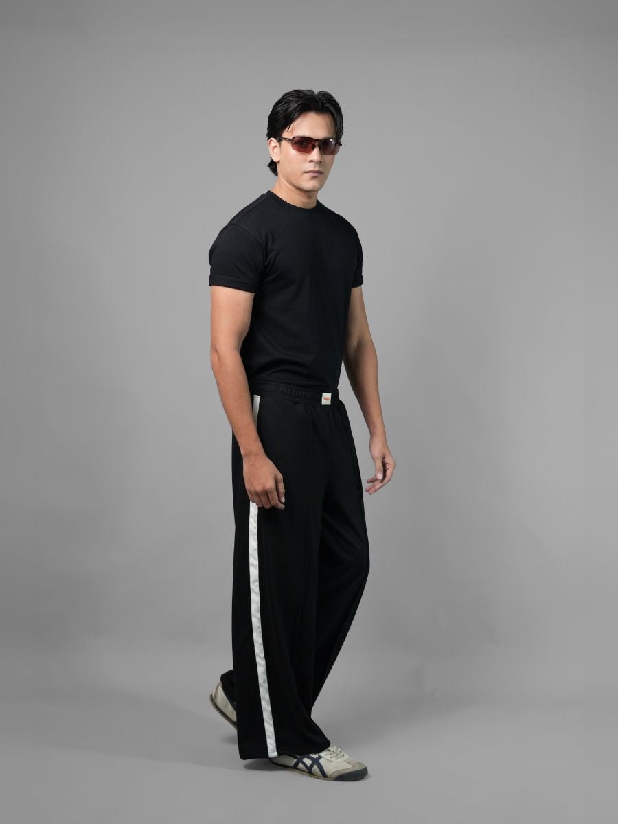 Wide Leg Lounge Pants - BlackTauxxic