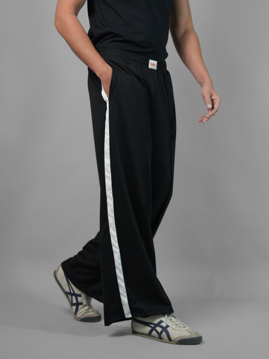 Wide Leg Lounge Pants - BlackTauxxic