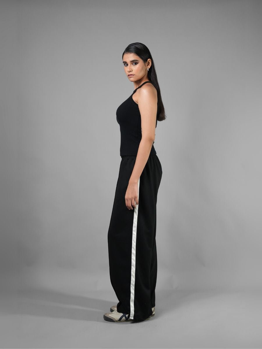 Wide Leg Lounge Pants - BlackTauxxic