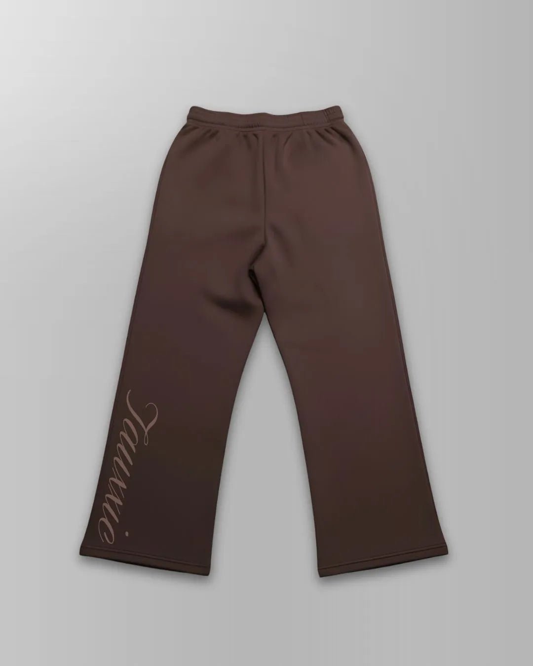 Wide Leg Lounge Pants - Coffee BrownTauxxic