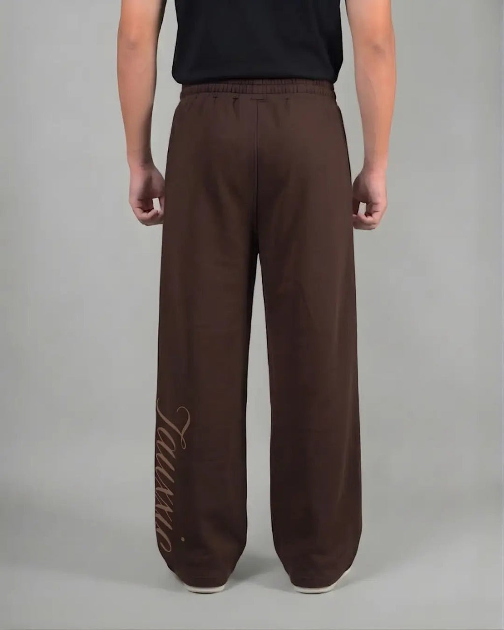 Wide Leg Lounge Pants - Coffee BrownTauxxic