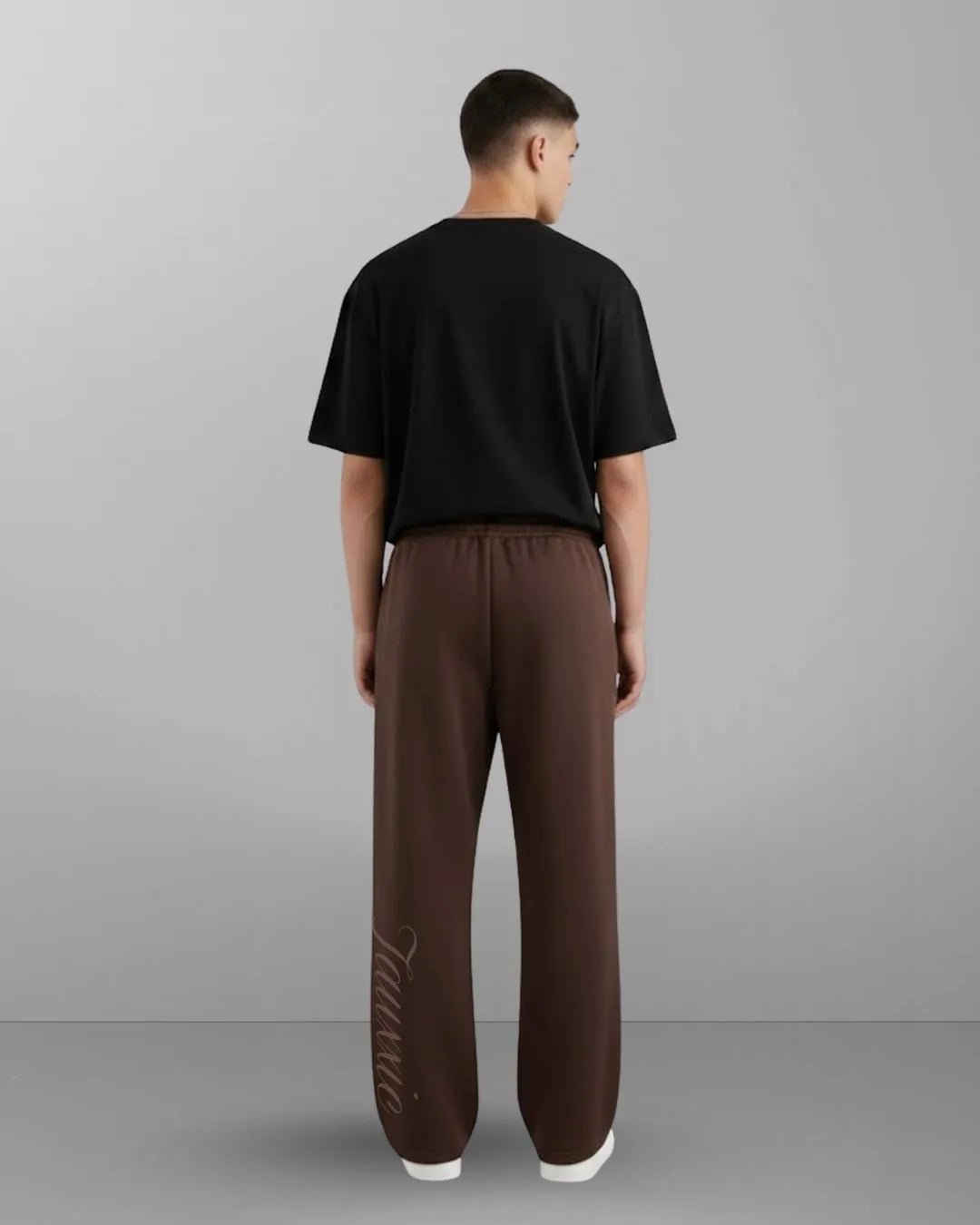 Wide Leg Lounge Pants - Coffee BrownTauxxic
