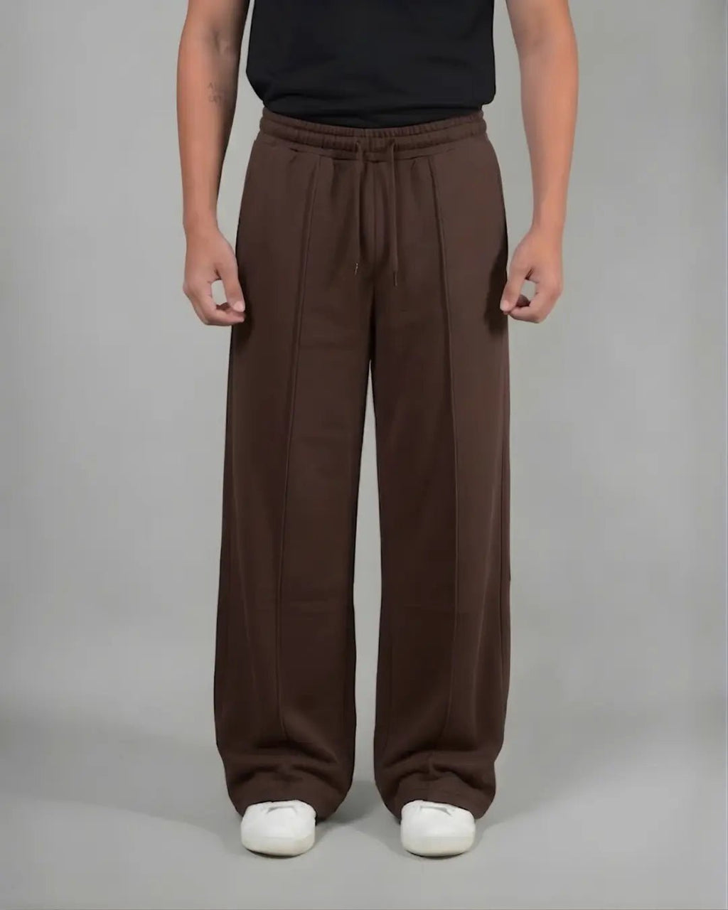 Wide Leg Lounge Pants - Coffee BrownTauxxic