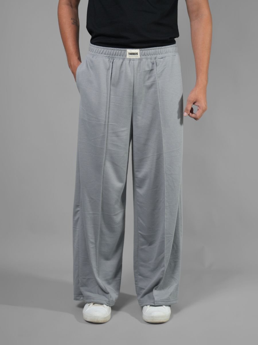 Wide Leg Lounge Pants - GreyTauxxic