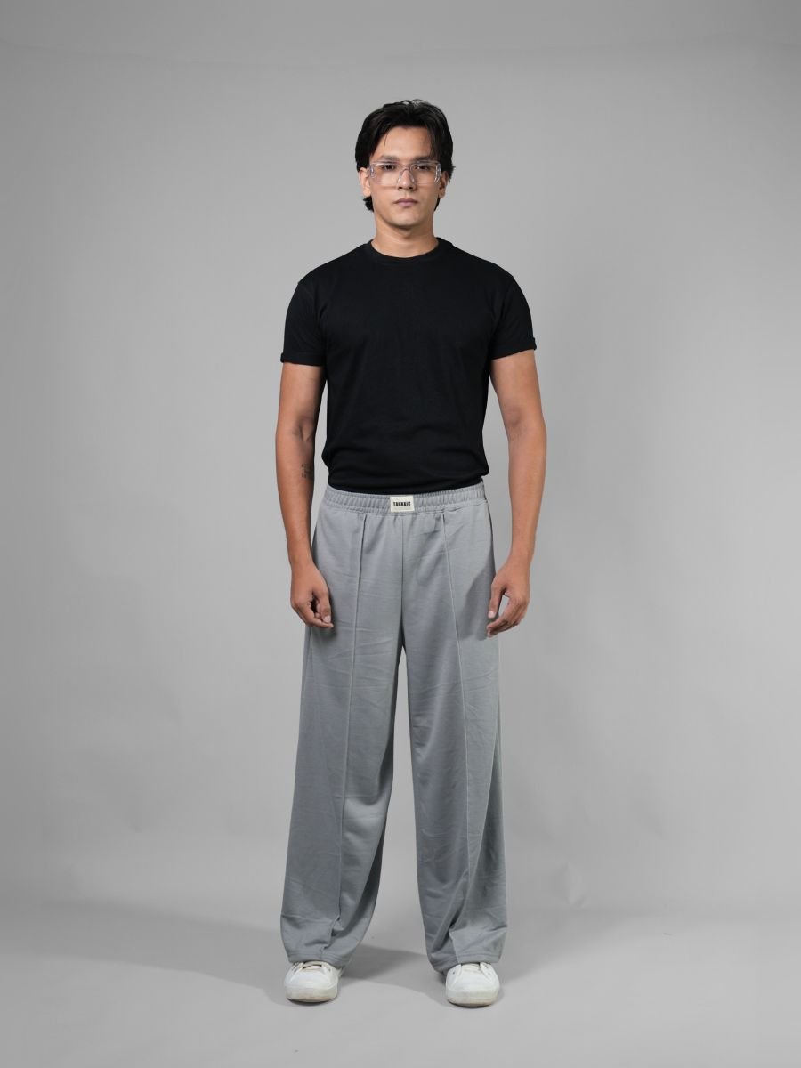 Wide Leg Lounge Pants - GreyTauxxic