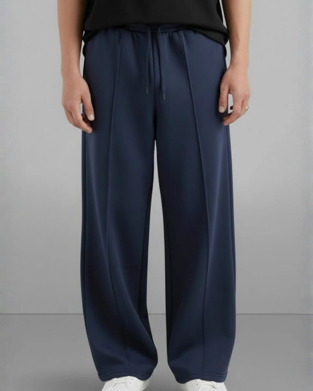 Wide Leg Lounge Pants - Navy BlueTauxxic